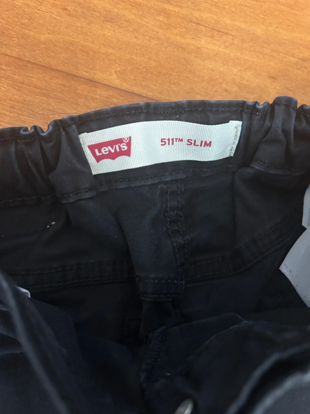 Levi's 511 slim boys black pants Size 20